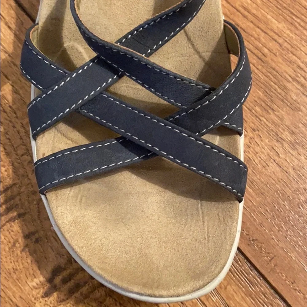 Easy Spirit Blue Comfort Walking Sandals